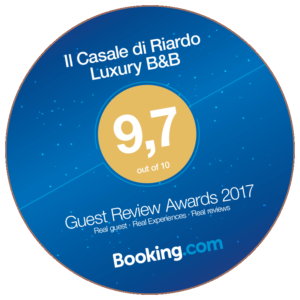 Il Casale di Riardo. Booking Guest Review Awards 2017.