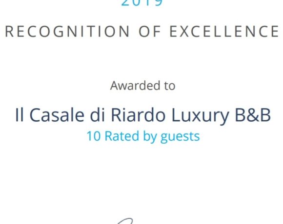 Il nostro Luxury B&B riceve un premio importante!