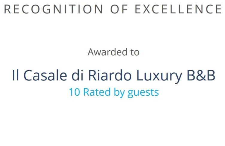 Il nostro Luxury B&B riceve un premio importante!